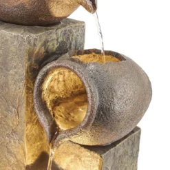 43" Indoor/Outdoor Pottery Fountain With Replaceable LED Lights Brown - Alpine Corporation 14 43" Indoor/Outdoor Pottery Fountain With Replaceable LED Lights Brown - Alpine Corporation -Sunnydaze Decor Store GUEST dd5a1882 65ae 404b 871b a8cdb4cd1a4b