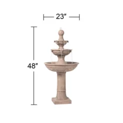 John Timberland Stafford Rustic 3 Tier Cascading Bubbler Outdoor Floor Water Fountain 48" For Yard Garden Patio Home Deck Porch House Exterior Balcony 14 John Timberland Stafford Rustic 3 Tier Cascading Bubbler Outdoor Floor Water Fountain 48" For Yard Garden Patio Home Deck Porch House Exterior Balcony -Sunnydaze Decor Store GUEST dede83cc ca5e 4ef0 968f 40e492cffc75