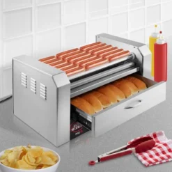 Olde Midway Electric Hot Dog Roller Grill Machine With Bun Warmer, Commercial Grade 17 Olde Midway Electric Hot Dog Roller Grill Machine With Bun Warmer, Commercial Grade -Sunnydaze Decor Store GUEST dfbaacdf 81a3 4bdd be3f 3c2462e43d1d