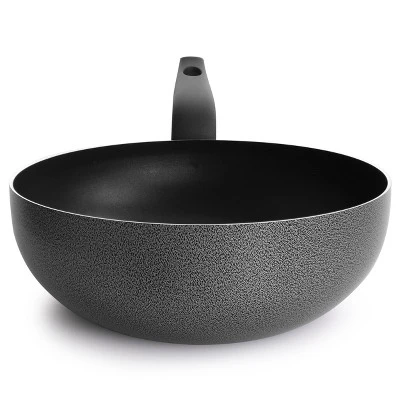 Tosca Siena 11 Inch Nonstick Aluminum Wok In Grey Granite 8 Tosca Siena 11 Inch Nonstick Aluminum Wok In Grey Granite - Image 6