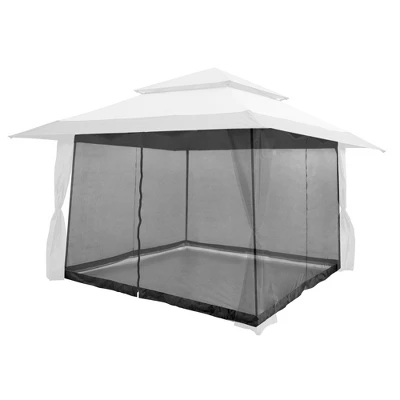 Z-Shade 10' X 10' Screenroom Shade Protectant Attachment For 13' X 13' Outdoor Shelter Tent Gazebos, Accessory Only, Black 3 Z-Shade 10' X 10' Screenroom Shade Protectant Attachment For 13' X 13' Outdoor Shelter Tent Gazebos, Accessory Only, Black