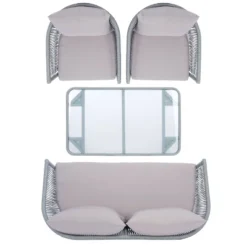 Belmi 4pc Rope Living Set - Gray - Safavieh 18 Belmi 4pc Rope Living Set - Gray - Safavieh -Sunnydaze Decor Store GUEST e28ae80d c633 4d0e a92b e35c6e7f2b65