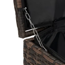 6pc Wicker Outdoor Conversation Set With Cushions - Orange - EDYO LIVING -Sunnydaze Decor Store GUEST e39d4604 082d 454e 9c25 51ee2a1e7933