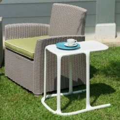 2pc Uno Side Table - Lagoon -Sunnydaze Decor Store GUEST e4183600 0e7b 42d1 9df6 2a810a8e9146