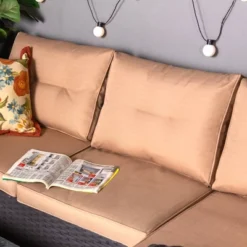 Captiva Designs 7pc Steel & Wicker Outdoor Square Fire Pit Furniture Set With Cushions 16 Captiva Designs 7pc Steel & Wicker Outdoor Square Fire Pit Furniture Set With Cushions -Sunnydaze Decor Store GUEST e4235bca 8c34 4c04 a494 bc46d5669a2c