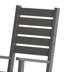 Emma And Oliver Set Of 2 Contemporary Rocking Chairs, All-Weather HDPE Indoor/Outdoor Rockers 22 Emma And Oliver Set Of 2 Contemporary Rocking Chairs, All-Weather HDPE Indoor/Outdoor Rockers -Sunnydaze Decor Store GUEST e5385f46 0bb3 408f a34f 10e6446c2e64