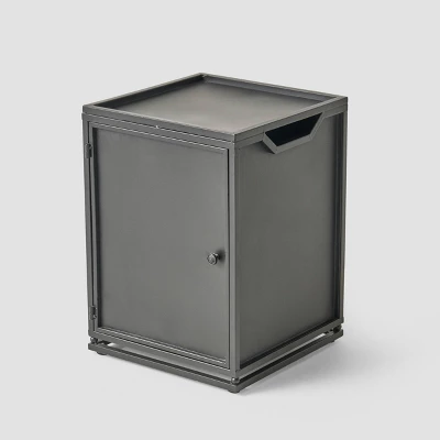 Malawi 10pc Acacia UShaped Sectional Sofa Set With Fire Pit Gray/Dark Gray - Christopher Knight Home 8 Malawi 10pc Acacia UShaped Sectional Sofa Set With Fire Pit Gray/Dark Gray - Christopher Knight Home - Image 6