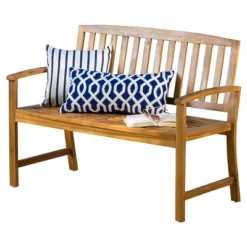 Loja Acacia Wood Bench - Christopher Knight Home 17 Loja Acacia Wood Bench - Christopher Knight Home -Sunnydaze Decor Store GUEST e5cbee35 44b9 40ad 8acd 09b4b80e9c62