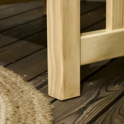 Outsunny Patio Furniture Set, Wood Outdoor Patio Chair With Ottoman, 2 Piece Cushioned Outdoor Lounge Chair, Sofa Chair With Footrest, Beige 11 Outsunny Patio Furniture Set, Wood Outdoor Patio Chair With Ottoman, 2 Piece Cushioned Outdoor Lounge Chair, Sofa Chair With Footrest, Beige -Sunnydaze Decor Store GUEST e6430d78 c443 4265 88b8 d2966f787b6f