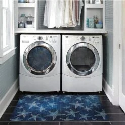 Caspian Washable Outdoor Rug Blue/Light Blue - Linon 21 Caspian Washable Outdoor Rug Blue/Light Blue - Linon -Sunnydaze Decor Store GUEST e66858dc 223a 4bc6 b942 291d9e4aff87