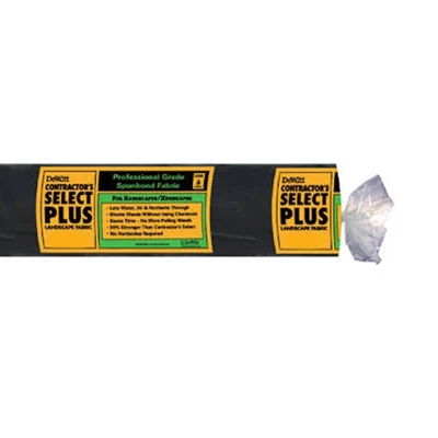 DeWitt 3 X 300 Feet Contractors Select Plus Spunbound Flatbonded Polypropylene Landscape Fabric Home Weed Barrier, Gray 3 DeWitt 3 X 300 Feet Contractors Select Plus Spunbound Flatbonded Polypropylene Landscape Fabric Home Weed Barrier, Gray