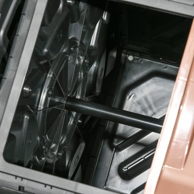 Outsunny Rotating Composter, 34.5 Gallon Dual Chamber Compost Bin With Ventilation Openings And Steel Legs 7 Outsunny Rotating Composter, 34.5 Gallon Dual Chamber Compost Bin With Ventilation Openings And Steel Legs - Image 5