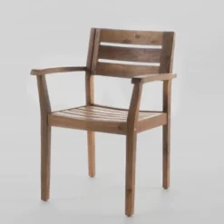 Wilson 7pc Acacia Wood Dining Set With Expandable Dining Table - Teak - Christopher Knight Home -Sunnydaze Decor Store GUEST e97257e8 df54 4851 9bfb a0f56a3d7493