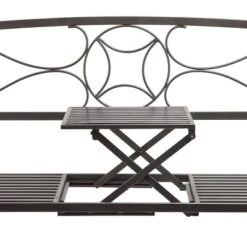Metal Garden Bench With Retractable Table Black - Alpine Corporation 12 Metal Garden Bench With Retractable Table Black - Alpine Corporation -Sunnydaze Decor Store GUEST eb07d3c0 7b80 41a6 acd2 895cf120226d