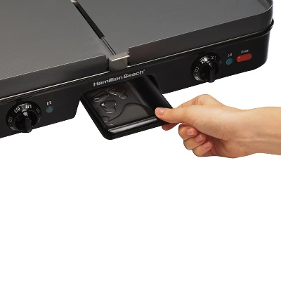 Hamilton Beach Black 3 In 1 Grill/Griddle- 38546 3 Hamilton Beach Black 3 In 1 Grill/Griddle- 38546