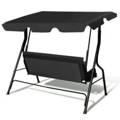 Costway Patio 3 Seats Canopy Swing Glider Hammock Cushioned Steel Frame Outdoor -Sunnydaze Decor Store GUEST ec297891 9bb5 4f52 8ca0 501b4d43c7ef