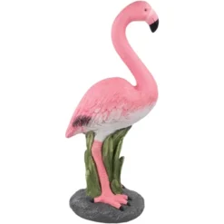 Northlight 25" Standing Pink Flamingo Outdoor Garden Statue -Sunnydaze Decor Store GUEST ec5f0cdd c430 4404 9be3 b79f4813aa17