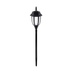 Garden Pathway Light With Integrated LED Bulb Black - Techko Maid
