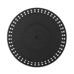 Amaya 5pc Outdoor 4 Wicker Swivel Chair & Fire Pit Set - Dark Brown/Beige/Matte Black - Christopher Knight Home -Sunnydaze Decor Store GUEST ed7712cf 0fca 48de bfb0 edafb57abb3c