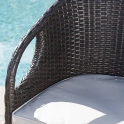 Dominica 5pc Wicker Round Bar Set Multibrown/Light Brown - Christopher Knight Home -Sunnydaze Decor Store GUEST ee29d0c8 3f8d 4954 9ed6 9108f863b892