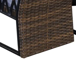 Corner Patio Chair - Gray - Patio Festival -Sunnydaze Decor Store GUEST ee5121b8 e77d 42d5 835c a05b0e3d0674