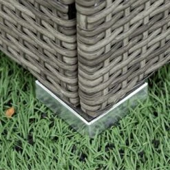 4pc Wicker Patio Seating Set With Cushions - Gray - GODEER 26 4pc Wicker Patio Seating Set With Cushions - Gray - GODEER -Sunnydaze Decor Store GUEST ef59b98e 509a 4cd2 8032 508041669485