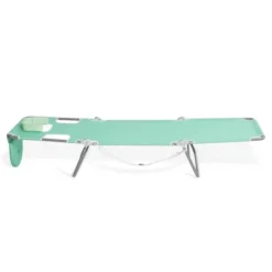 Ostrich Chaise Lounge Outdoor Portable Folding 4-Position Recliner Chair For Beach, Patio, Camp, & Pool With Carrying Strap, Teal (4 Pack) -Sunnydaze Decor Store GUEST f149c9e7 5b13 491d ba25 4b1cd1ddf90b