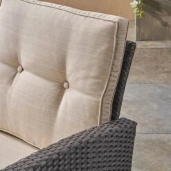 Sanger 5pc Wicker Chat Set Gray - Christopher Knight Home -Sunnydaze Decor Store GUEST f265da44 e239 4ad8 bc05 ee19137abfcd