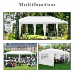 Costway Outdoor 10'x20' Canopy Tent Heavy Duty Wedding Party Sidewalls Window Carry Bag -Sunnydaze Decor Store GUEST f311a52f 4605 4105 9f10 f629b78e768f 1