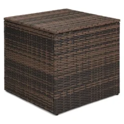 6pc Wicker Outdoor Conversation Set With Cushions - Orange - EDYO LIVING -Sunnydaze Decor Store GUEST f313cc91 466b 4e03 8f0d 97e99d32de13