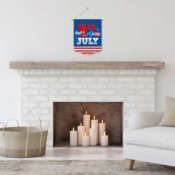 Big Dot Of Happiness Firecracker 4th Of July - Outdoor Home Decorations - Double-Sided Red, White And Royal Blue Party Garden Flag - 12 X 15.25 Inches -Sunnydaze Decor Store GUEST f474c62b 935c 4b54 8b52 d2e9b032efa5