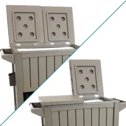 Sunnydaze Decor Sunnydaze Rolling Patio Serving Cart With Prep Table, Cooler And Storage -Sunnydaze Decor Store GUEST f4e33704 a02d 4db8 ac63 3b9c90badcec