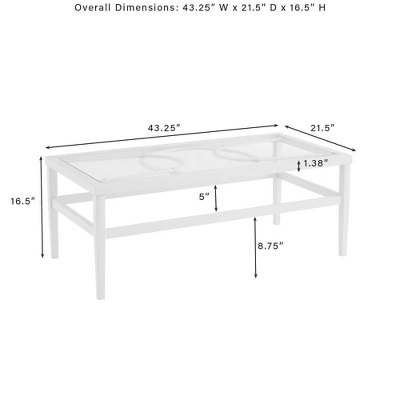 Ashford 4pc Outdoor Metal Conversation Set - Cream - Crosley 16 Ashford 4pc Outdoor Metal Conversation Set - Cream - Crosley - Image 14