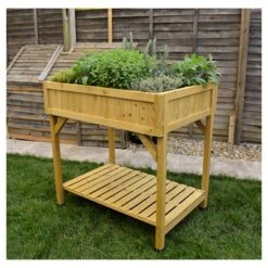 VegTrug 31"x23" Rectangular Wooden Herb Garden Bed With Square Dividers Brown 7 VegTrug 31"x23" Rectangular Wooden Herb Garden Bed With Square Dividers Brown -Sunnydaze Decor Store GUEST f5b5a3ab cbee 4716 8c07 a7059b289eae