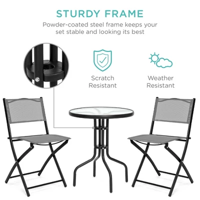 Best Choice Products 3-Piece Bistro Set 6 Best Choice Products 3-Piece Bistro Set - Image 4