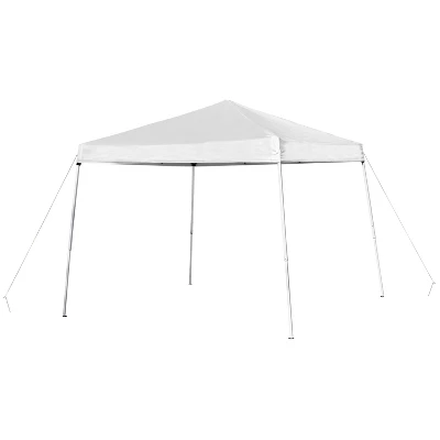 Flash Furniture 8'x8' Pop Up Event Canopy Tent With Carry Bag And 6-Foot Bi-Fold Folding Table With Carrying Handle - Tailgate Tent Set 7 Flash Furniture 8'x8' Pop Up Event Canopy Tent With Carry Bag And 6-Foot Bi-Fold Folding Table With Carrying Handle - Tailgate Tent Set - Image 5