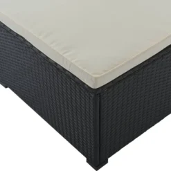 9pc Wicker Patio Sectional Seating Set With Cushions - Black/Beige - GODEER -Sunnydaze Decor Store GUEST f7f5b18b b815 4eea ac93 669e20b08f67