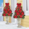 Collections Etc LED Lighted Artificial Poinsettia Tree Stake 13 X 13 X 25 1 Collections Etc LED Lighted Artificial Poinsettia Tree Stake 13 X 13 X 25 -Sunnydaze Decor Store GUEST f8c4adf2 d6c8 41f7 b4c4 63bd5da30f2b