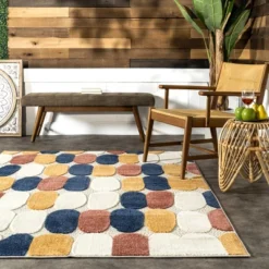 NuLOOM Randi Modern Geometric Indoor/Outdoor Patio Area Rug 19 NuLOOM Randi Modern Geometric Indoor/Outdoor Patio Area Rug -Sunnydaze Decor Store GUEST f96270fb 7bf6 4ac4 a937 11642c9e1910