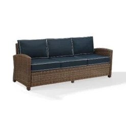 Bradenton Outdoor Wicker Sofa - Crosley 34 Bradenton Outdoor Wicker Sofa - Crosley -Sunnydaze Decor Store GUEST fad497dc 3ea1 406b 8d1c ddc23d140d62