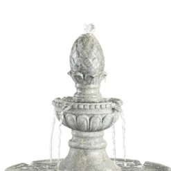 John Timberland Pineapple Modern 3 Tier Cascading Outdoor Floor Water Fountain 44" For Yard Garden Patio Home Deck Porch House Exterior Balcony Roof -Sunnydaze Decor Store GUEST faffee0e 9d8c 4be3 b958 50c4c1ee59a5