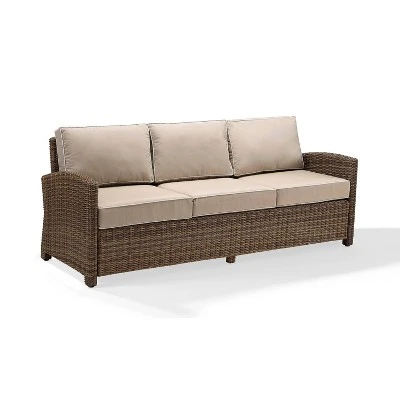 Bradenton Outdoor Wicker Sofa - Crosley 18 Bradenton Outdoor Wicker Sofa - Crosley - Image 16