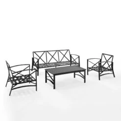 Kaplan 4pc Outdoor Sofa Set - Oatmeal - Crosley 11 Kaplan 4pc Outdoor Sofa Set - Oatmeal - Crosley -Sunnydaze Decor Store GUEST fc5a0b8a b609 481a b050 ed2daee39610