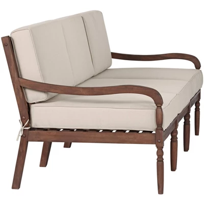 Teal Island Designs Napa Natural Dark Oil Acacia Modular 3-Seater 7 Teal Island Designs Napa Natural Dark Oil Acacia Modular 3-Seater - Image 5