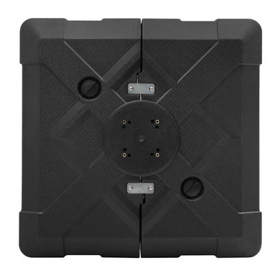 220lbs Heavy Duty Sand/Water Fillable Patio Offset Cantilever Umbrella Base With Wheels Black - Crestlive Products 4 220lbs Heavy Duty Sand/Water Fillable Patio Offset Cantilever Umbrella Base With Wheels Black - Crestlive Products - Image 2