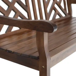 Outdoor Poplar Wood Loveseat Bench - Natural - Captiva Designs 15 Outdoor Poplar Wood Loveseat Bench - Natural - Captiva Designs -Sunnydaze Decor Store GUEST fded66fd 8b6a 4df4 a3aa 761d4c441dfc