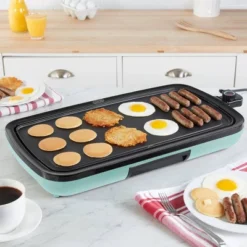 Dash Everyday Electric Griddle - Aqua -Sunnydaze Decor Store GUEST ff6e7e8b c32f 44f5 9c38 c08032c03be2
