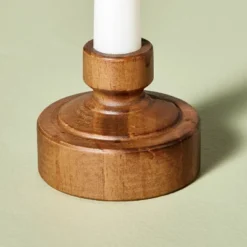 7"x3" Flameless Christmas Window Candle With Wood Base - Hearth & Hand™ With Magnolia -Sunnydaze Decor Store GUEST ffd6975e 2146 4e21 8ea0 9c4d357bd4f0